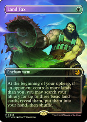 Land Tax (#066) (Borderless)\nEnchanting Tales\nSingle\nMagic The Gathering