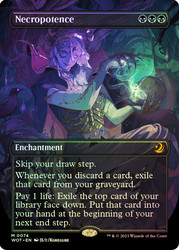 Necropotence (#074) (Borderless)\nEnchanting Tales\nSingle\nMagic The Gathering