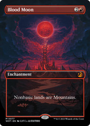 Blood Moon (#077) (Borderless)\nEnchanting Tales\nSingle\nMagic The Gathering