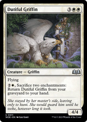 Dutiful Griffin\nWilds of Eldraine\nSingle\nMagic The Gathering