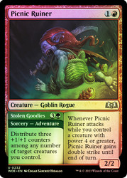 Picnic Ruiner // Stolen Goodies\nWilds of Eldraine\nSingle\nMagic The Gathering