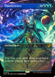 Omniscience (#070) (Borderless)\nEnchanting Tales\nSingle\nMagic The Gathering