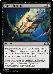 Faerie Fencing\nWilds of Eldraine\nSingle\nMagic The Gathering