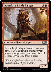 Boundary Lands Ranger\nWilds of Eldraine\nSingle\nMagic The Gathering