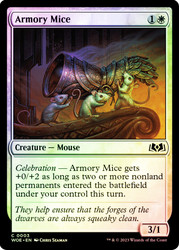 Armory Mice\nWilds of Eldraine\nSingle\nMagic The Gathering