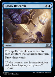 Rowdy Research\nWilds of Eldraine\nSingle\nMagic The Gathering
