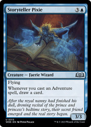 Storyteller Pixie\nWilds of Eldraine\nSingle\nMagic The Gathering