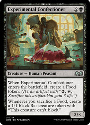 Experimental Confectioner\nWilds of Eldraine\nSingle\nMagic The Gathering