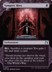 Vampiric Rites (#037)\nEnchanting Tales\nSingle\nMagic The Gathering