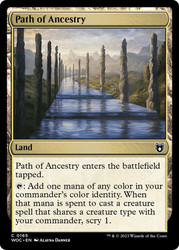 Path of Ancestry\nWilds of Eldraine Commander\nSingle\nMagic The Gathering
