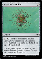 Wayfarer's Bauble\nWilds of Eldraine Commander\nSingle\nMagic The Gathering