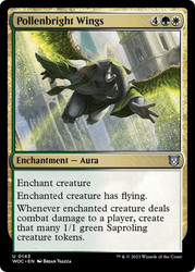 Pollenbright Wings\nWilds of Eldraine Commander\nSingle\nMagic The Gathering
