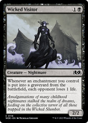 Wicked Visitor\nWilds of Eldraine\nSingle\nMagic The Gathering