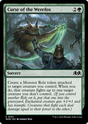 Curse of the Werefox\nWilds of Eldraine\nSingle\nMagic The Gathering