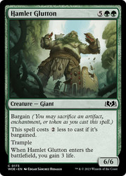 Hamlet Glutton\nWilds of Eldraine\nSingle\nMagic The Gathering