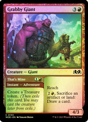Grabby Giant // That's Mine\nWilds of Eldraine\nSingle\nMagic The Gathering