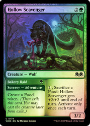 Hollow Scavenger // Bakery Raid\nWilds of Eldraine\nSingle\nMagic The Gathering