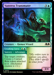 Vantress Transmuter // Croaking Curse\nWilds of Eldraine\nSingle\nMagic The Gathering