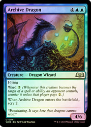 Archive Dragon\nWilds of Eldraine\nSingle\nMagic The Gathering
