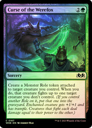 Curse of the Werefox\nWilds of Eldraine\nSingle\nMagic The Gathering