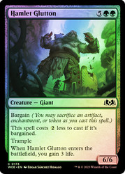 Hamlet Glutton\nWilds of Eldraine\nSingle\nMagic The Gathering