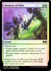 Moment of Valor\nWilds of Eldraine\nSingle\nMagic The Gathering