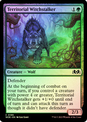 Territorial Witchstalker\nWilds of Eldraine\nSingle\nMagic The Gathering