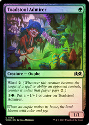Toadstool Admirer\nWilds of Eldraine\nSingle\nMagic The Gathering