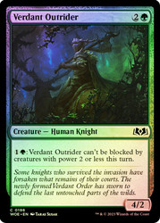 Verdant Outrider\nWilds of Eldraine\nSingle\nMagic The Gathering