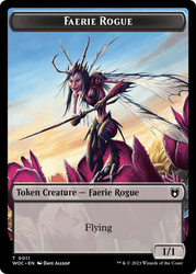 {Faerie Rogue Token} (#011) // {Pirate Token}\nWilds of Eldraine Commander\nSingle\nMagic The Gathering