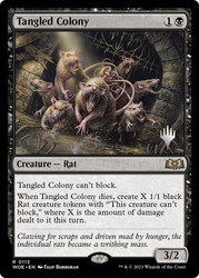 Tangled Colony (Promo Pack) (Wilds of Eldraine)\nPromo: Planeswalker Stamped\nSingle\nMagic The Gathering