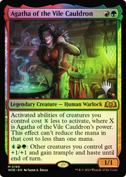 Agatha of the Vile Cauldron (Promo Pack) (Wilds of Eldraine)\nPromo: Planeswalker Stamped\nSingle\nMagic The Gathering