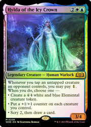 Hylda of the Icy Crown (Promo Pack) (Wilds of Eldraine)\nPromo: Planeswalker Stamped\nSingle\nMagic The Gathering