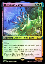 The Goose Mother (Promo Pack) (Wilds of Eldraine)\nPromo: Planeswalker Stamped\nSingle\nMagic The Gathering