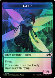 {Faerie Token} // {Food Token} (#010)\nWilds of Eldraine\nSingle\nMagic The Gathering