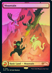 Mountain (Secret Lair) (#1385) (Full Art)\nPromo: General\nSingle\nMagic The Gathering