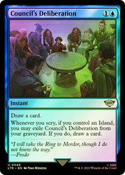 Council's Deliberation\nThe Lord of the Rings\nSingle\nMagic The Gathering