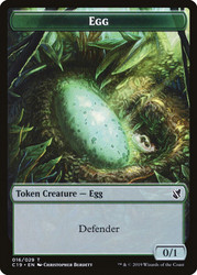 {Egg Token} // {Gargoyle Token}
Commander 2019
Single
Magic: The Gathering