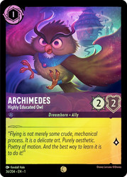 Archimedes Highly Educated Owl