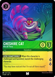 Cheshire Cat Not All There