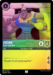 Kronk Right Hand Man