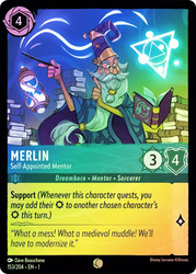 Merlin - Self-Appointed Mentor (Corrected Version)
The First Chapter
Single
Lorcana