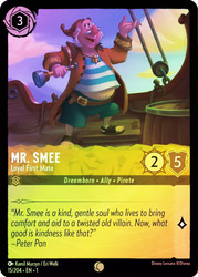 Mr Smee Loyal First Mate