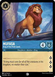 Mufasa King Of The Pride Lands
