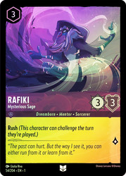 Rafiki Mysterious Sage