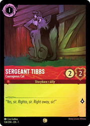 Sergeant Tibbs Courageous Cat