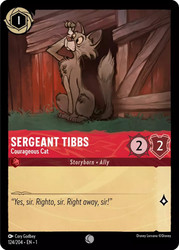 Sergeant Tibbs Courageous Cat