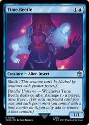 Time Beetle\nDoctor Who Commander\nSingle\nMagic The Gathering