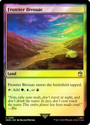 Frontier Bivouac\nDoctor Who Commander\nSingle\nMagic The Gathering