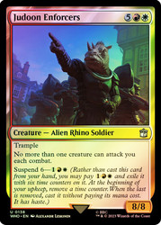 Judoon Enforcers\nDoctor Who Commander\nSingle\nMagic The Gathering